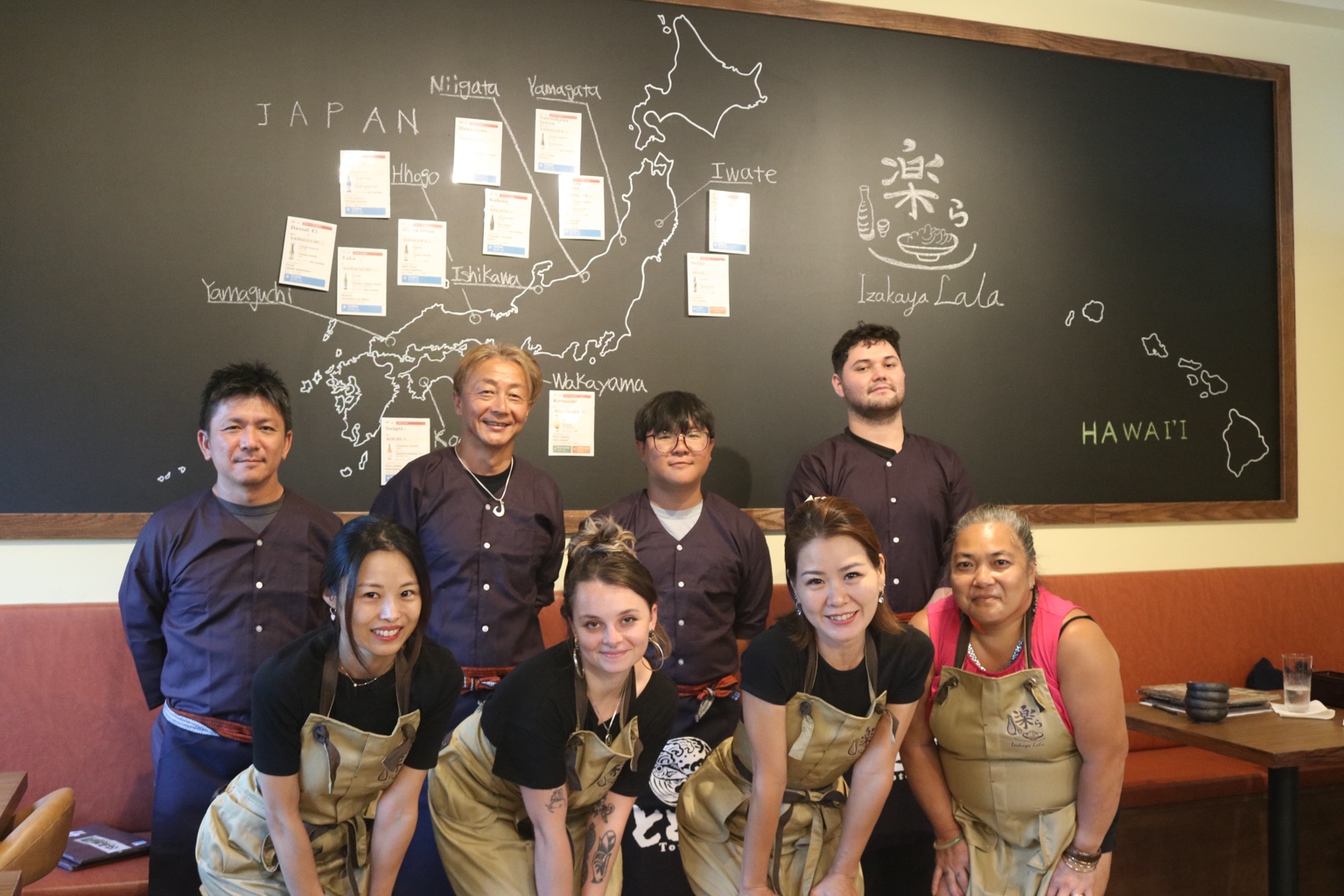 The LaLa team, ready for a new beginning.