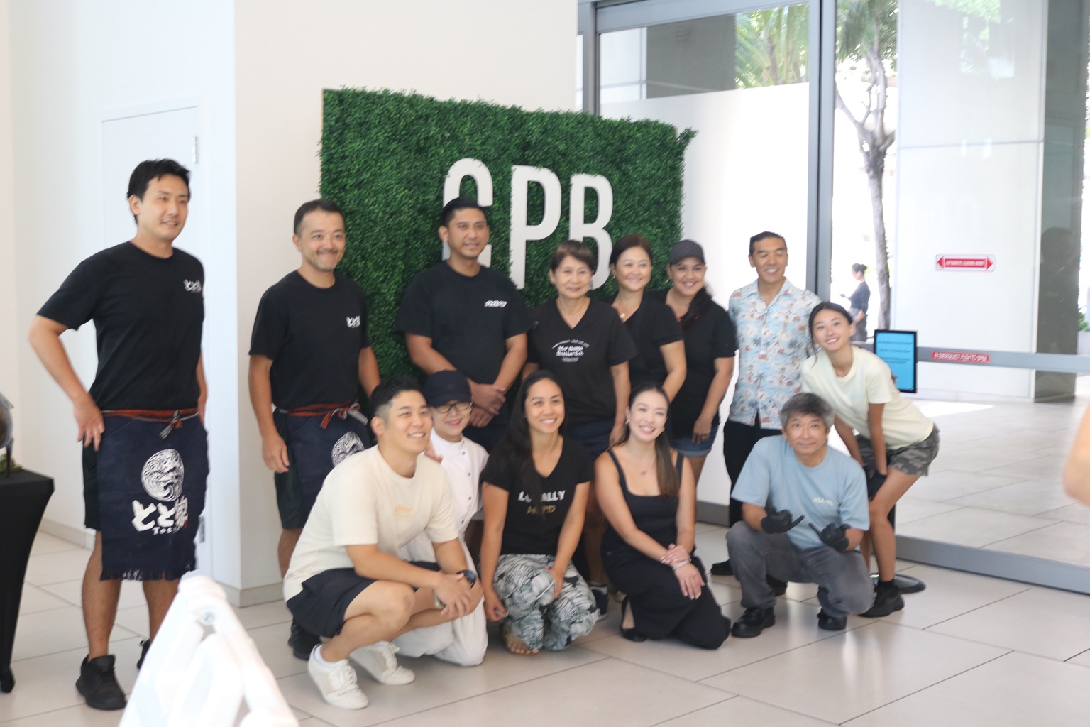 A group photo to remember a rewarding day.